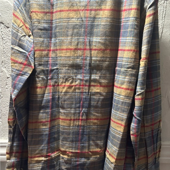 jcpenney Blue and Red Casual Button Down Shirt - Picture 6 of 9